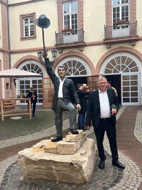 Einweihung des Demokratie Denkmals von Stephan Balkenhol 